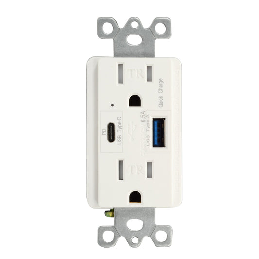 Magnadyne WC-601 | Dual Port USB Charger - Tamper Resistant AC Outlet - Magnadyne