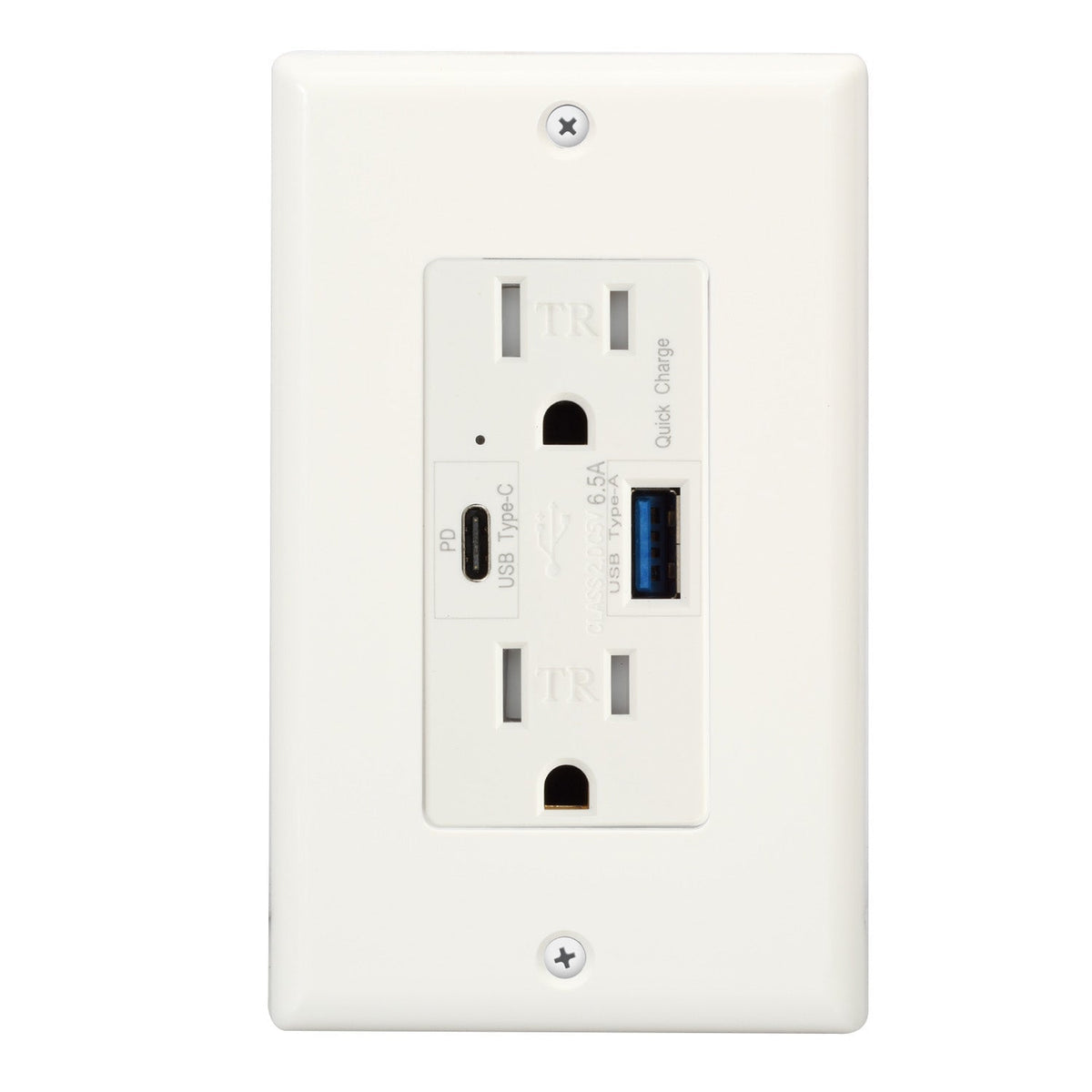 Magnadyne WC-601 | Dual Port USB Charger - Tamper Resistant AC Outlet - Magnadyne