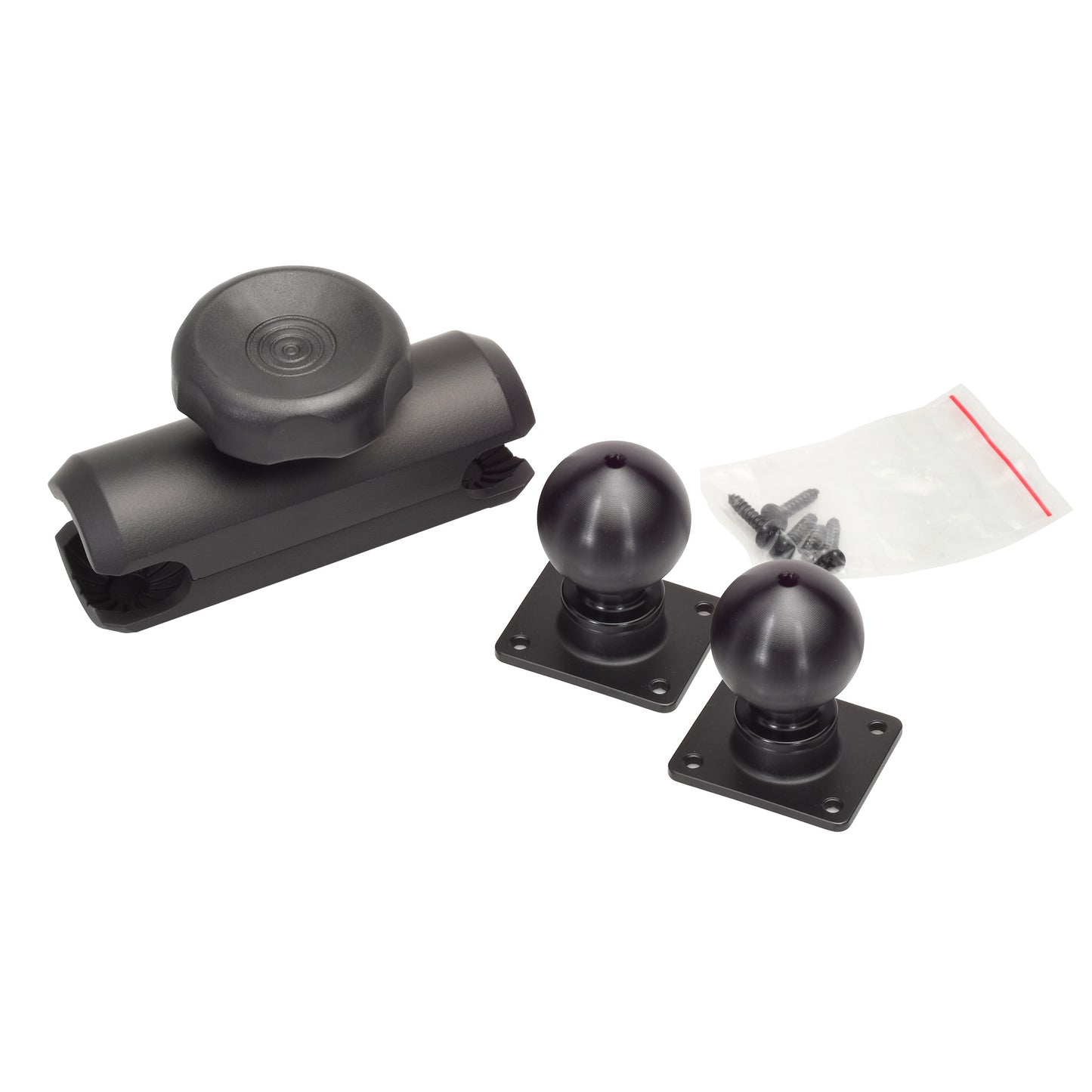 Truck-Link 7.4"Metal Pedestal Mount Assembly Including Two 1.5” (38mm) Balls & Amps Pattern Bases