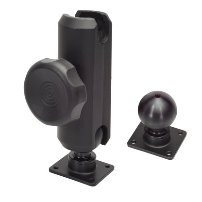 Truck-Link 7.4"Metal Pedestal Mount Assembly Including Two 1.5” (38mm) Balls & Amps Pattern Bases