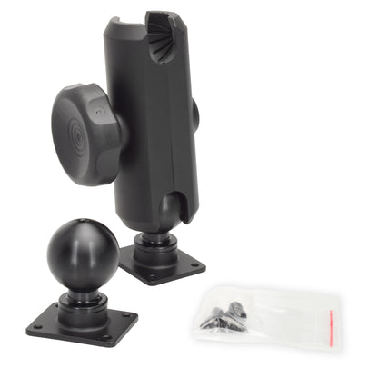 Truck-Link 7.4"Metal Pedestal Mount Assembly Including Two 1.5” (38mm) Balls & Amps Pattern Bases