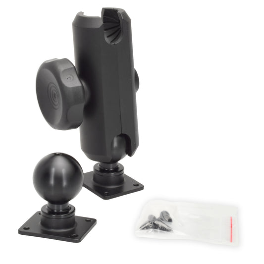Truck-Link 7.4"Metal Pedestal Mount Assembly Including Two 1.5” (38mm) Balls & Amps Pattern Bases