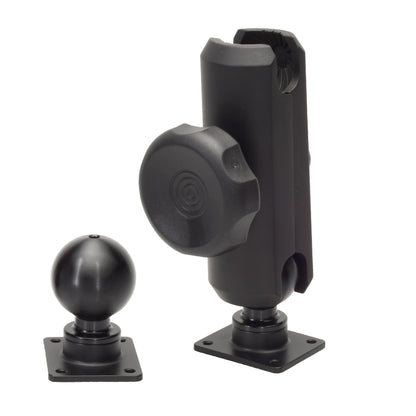 Truck-Link 7.4"Metal Pedestal Mount Assembly Including Two 1.5” (38mm) Balls & Amps Pattern Bases