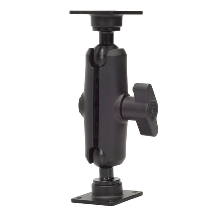 Truck-Link 6" All Metal Pedestal Mount Assembly Including Two 1" (26mm) Balls & Amps Pattern Bases