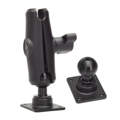 Truck-Link 6" All Metal Pedestal Mount Assembly Including Two 1" (26mm) Balls & Amps Pattern Bases