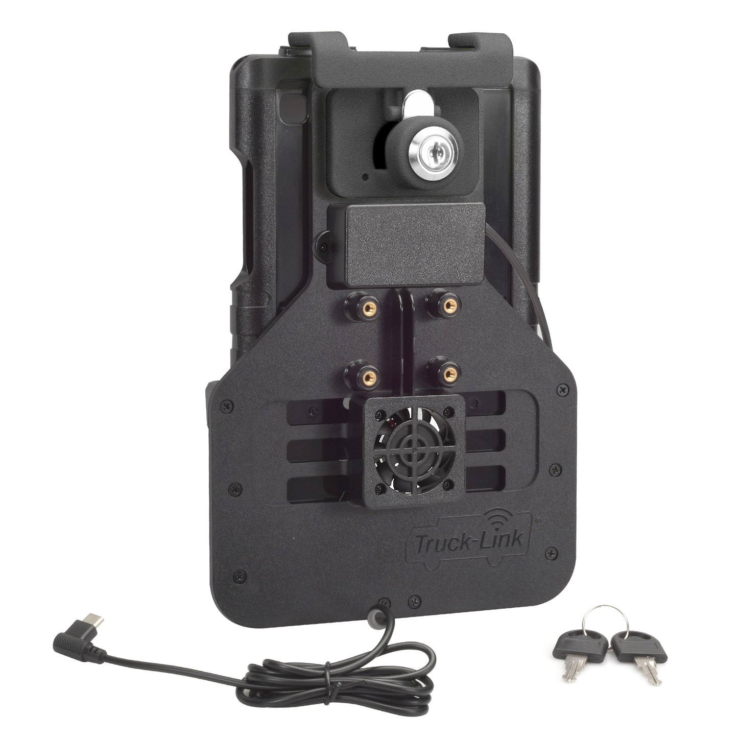 Truck-Link Easy Slide Locking Heating / Cooling Tablet Cradle Holder for Sub 9" Tablets