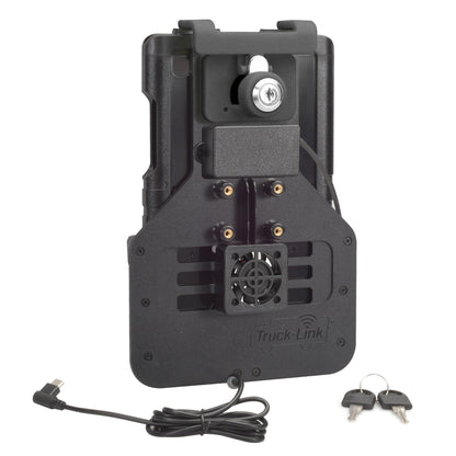 Truck-Link Easy Slide Locking Heating / Cooling Tablet Cradle Holder for Sub 9" Tablets