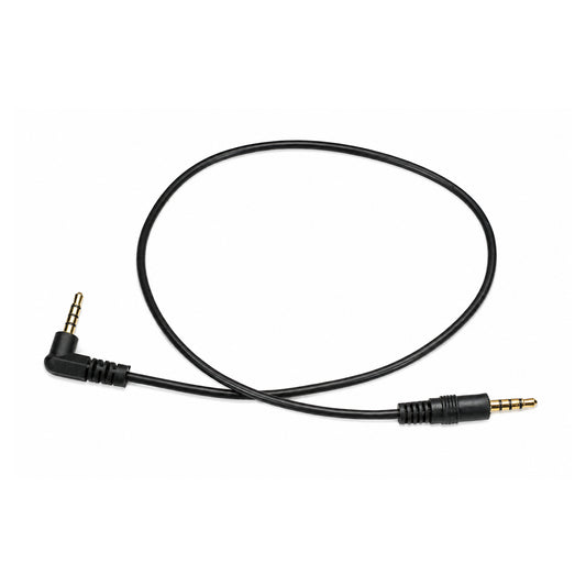 20 Inch 3.5mm Straight Male to 90 Degree 4-Pole Plug Audio Cable