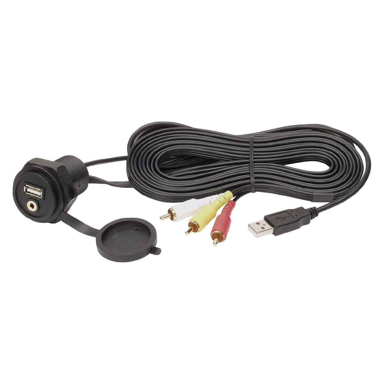 Magnadyne AUX-RV-USB | USB & 3.5mm Audio/Video Input Adapter - Magnadyne