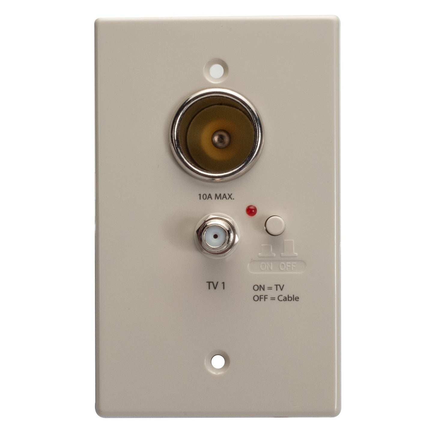 Magnadyne WS-12V | 12V Power Outlet | Antenna Distribution Wall Plate - Magnadyne